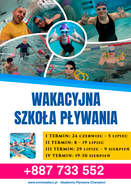 Wakacyjna Szkoła Pływania - nauka pływania dla dzieci, pływaj w wakacje